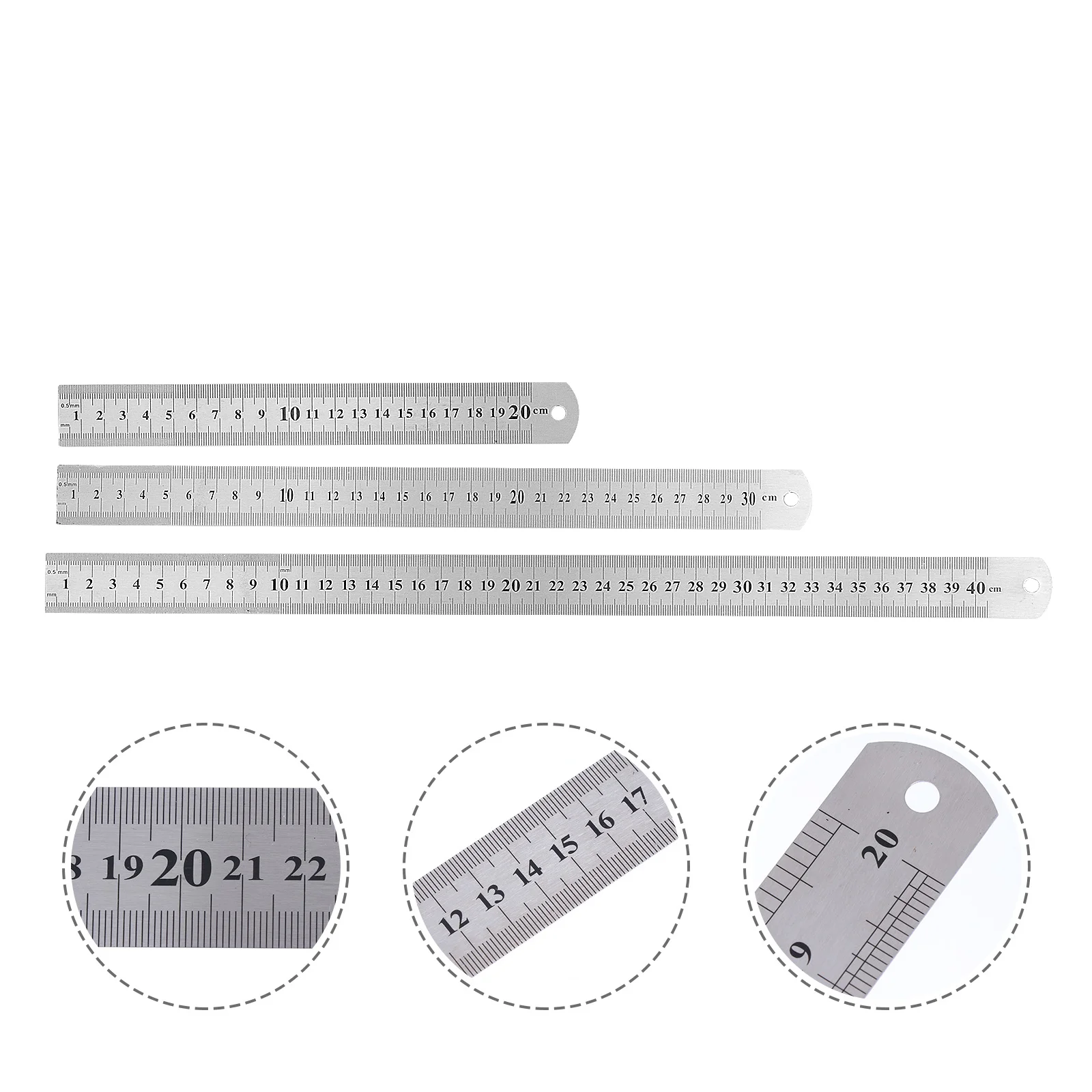 Metal Scale Stainless Mechanic Tools Metal Ruler for Engineering School Office Drawing Hand Tool Office Supplies20cm/30cm/40cm
Metal Scale Stainless Mechanic Tools Metal Ruler for Engineering School Office Drawing Hand Tool Office Supplies20cm/30cm/40cm