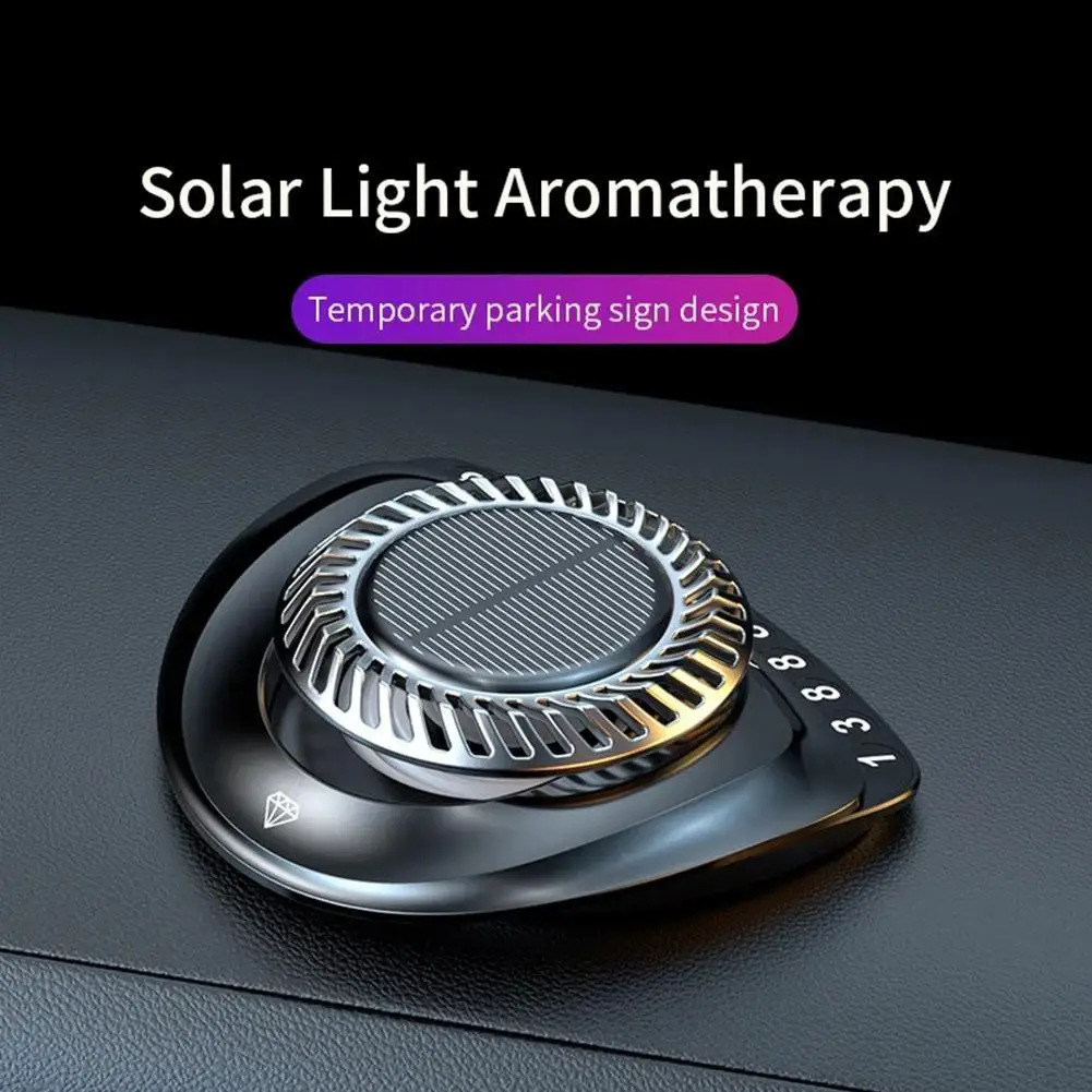 Solar Car Air Freshener Rotary Aroma Diffuser with Parking Phone Diffuser Essential Oils Accessories Interior Number Plate B6Q9
Solar Car Air Freshener Rotary Aroma Diffuser with Parking Phone Diffuser Essential Oils Accessories Interior Number Plate B6Q9
