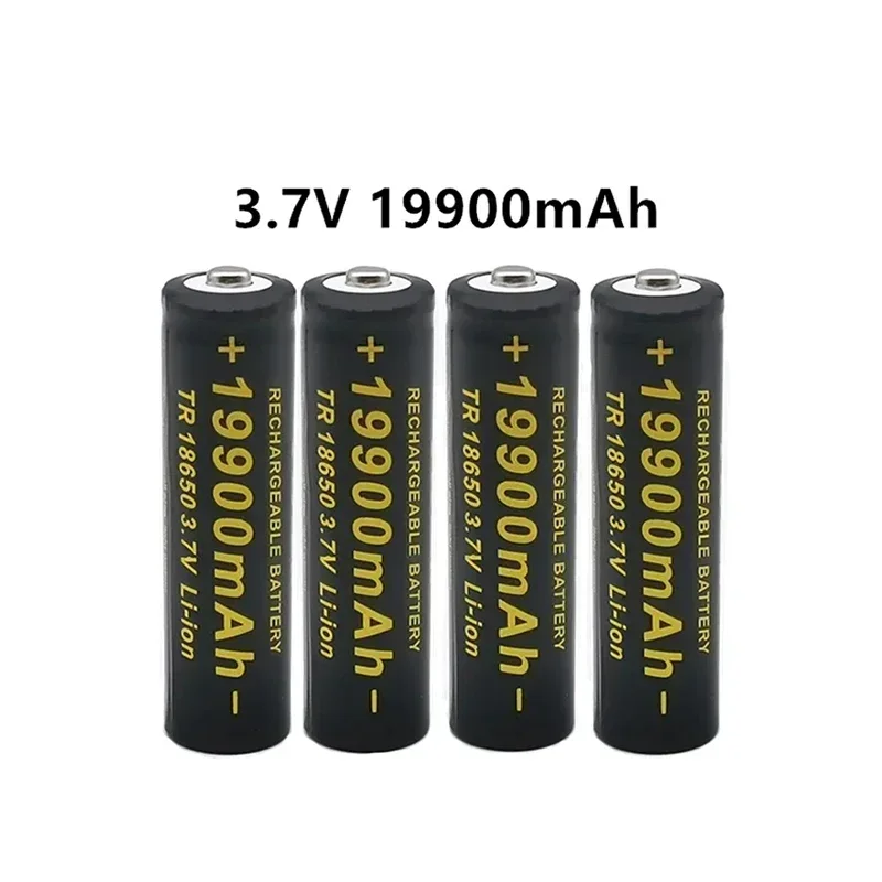 New 18650 Battery 3.7V 19900mAh High Capacity Rechargeable Lithium Battery for Strong Light Flashlight
New 18650 Battery 3.7V 19900mAh High Capacity Rechargeable Lithium Battery for Strong Light Flashlight