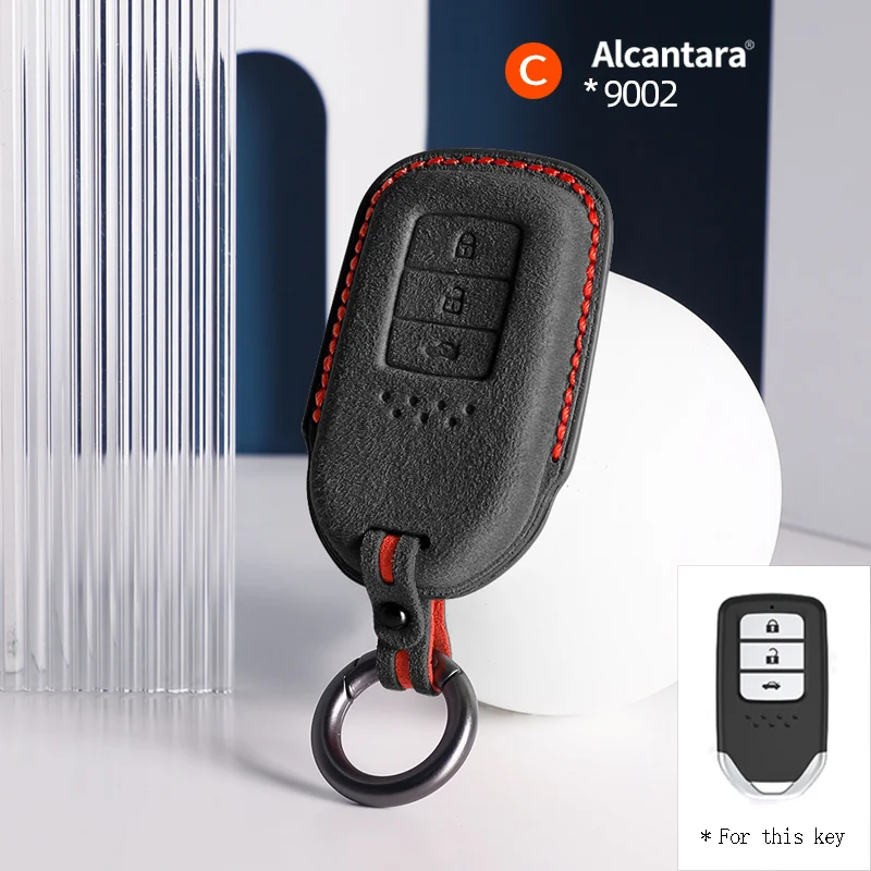 Alcantara Car Key Case Cover Holder Key Shell Buckle For Honda CRV CR-V Fit Civic Accord HR-V HRV City Odyssey XR-V Keychain
Alcantara Car Key Case Cover Holder Key Shell Buckle For Honda CRV CR-V Fit Civic Accord HR-V HRV City Odyssey XR-V Keychain