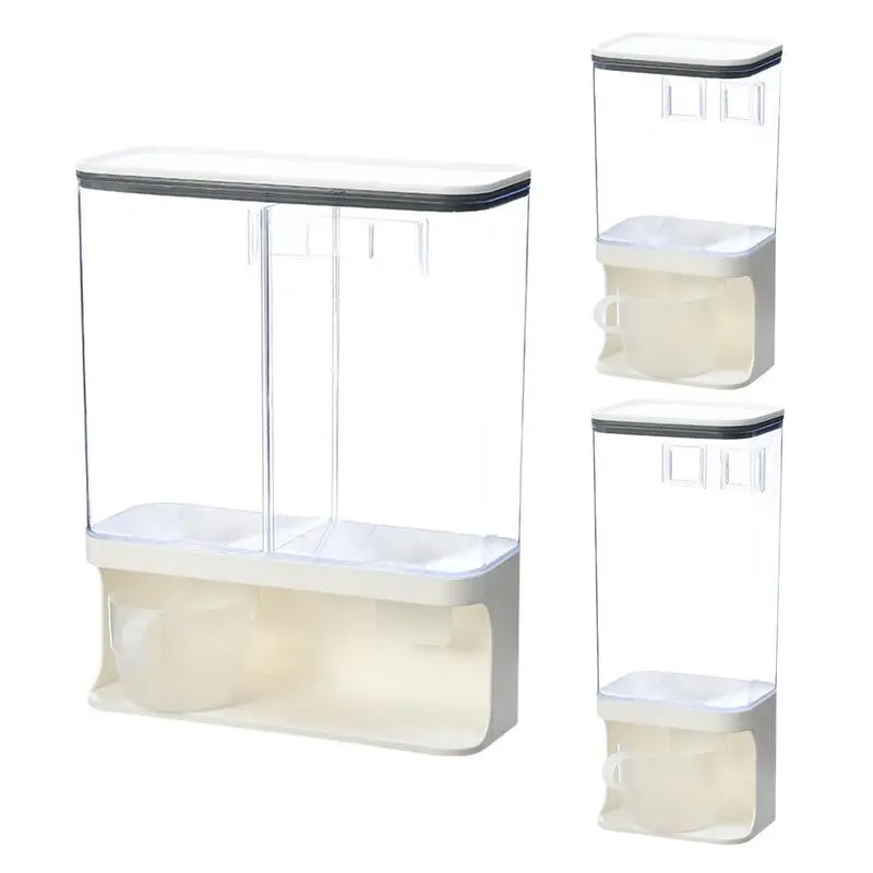 Dry Food Dispenser Portable Plastic Cereal Dispenser Grain Rice Storage Container Lid Sealed Box Kitchen Food Organizer Tool
Dry Food Dispenser Portable Plastic Cereal Dispenser Grain Rice Storage Container Lid Sealed Box Kitchen Food Organizer Tool