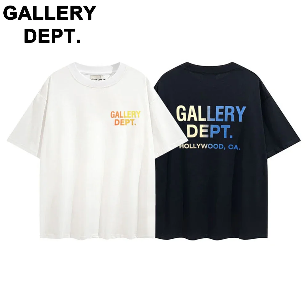 2024 Classic Letter T-shirt GALLERY DEPT Slogan LOGO Print Men T Shirt 100% Contton Round Neck Cotton Short-sleeved T-shirt
2024 Classic Letter T-shirt GALLERY DEPT Slogan LOGO Print Men T Shirt 100% Contton Round Neck Cotton Short-sleeved T-shirt