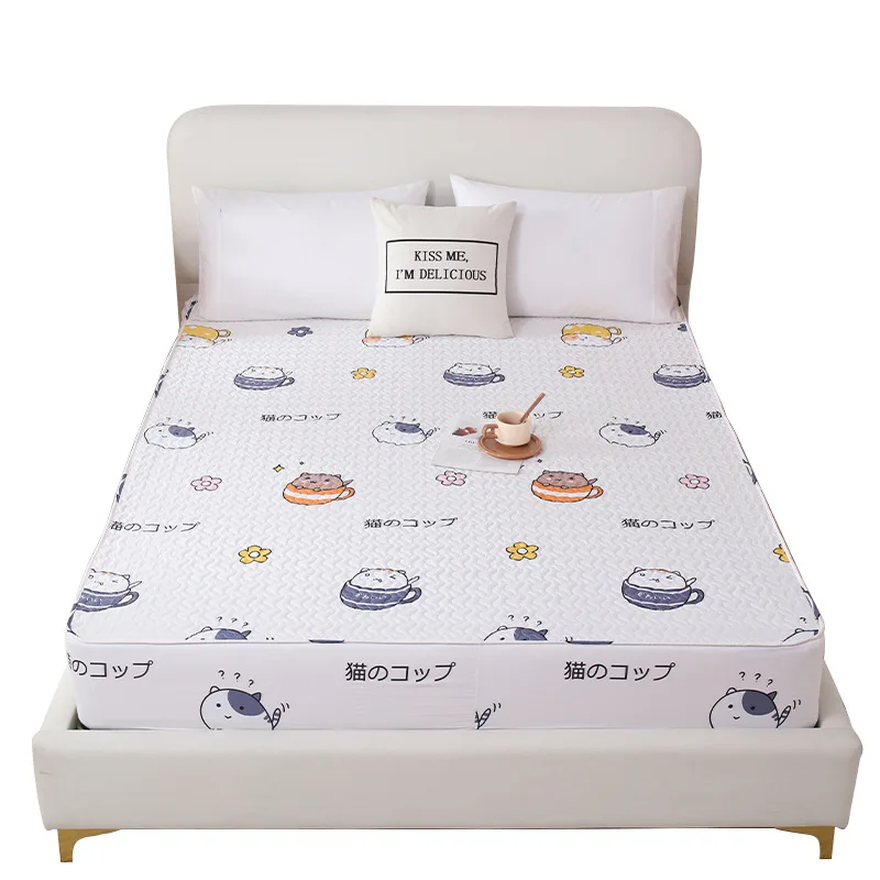 Printed cotton fitted sheet, thickened dustproof bedspread, breathable mattress, and skin friendly Simmons protective cover
Printed cotton fitted sheet, thickened dustproof bedspread, breathable mattress, and skin friendly Simmons protective cover
