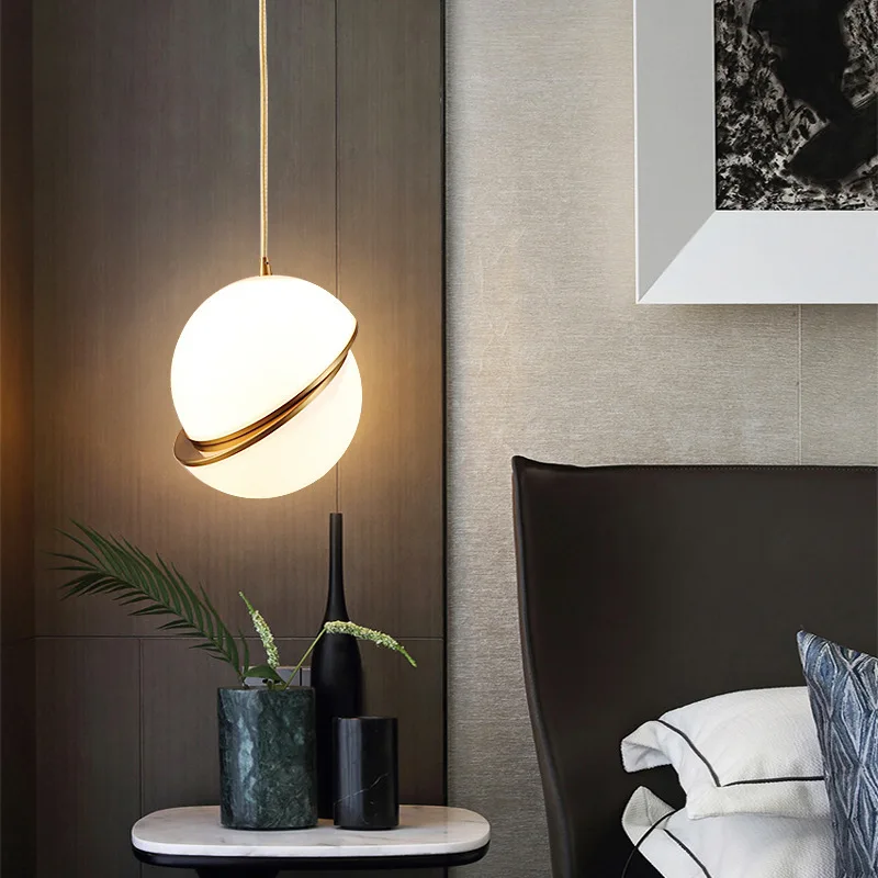 Minimalist bedroom bedside pendant lamp Nordic bedside table pendant lamp Guest room bar light luxury small pendant lamp
Minimalist bedroom bedside pendant lamp Nordic bedside table pendant lamp Guest room bar light luxury small pendant lamp