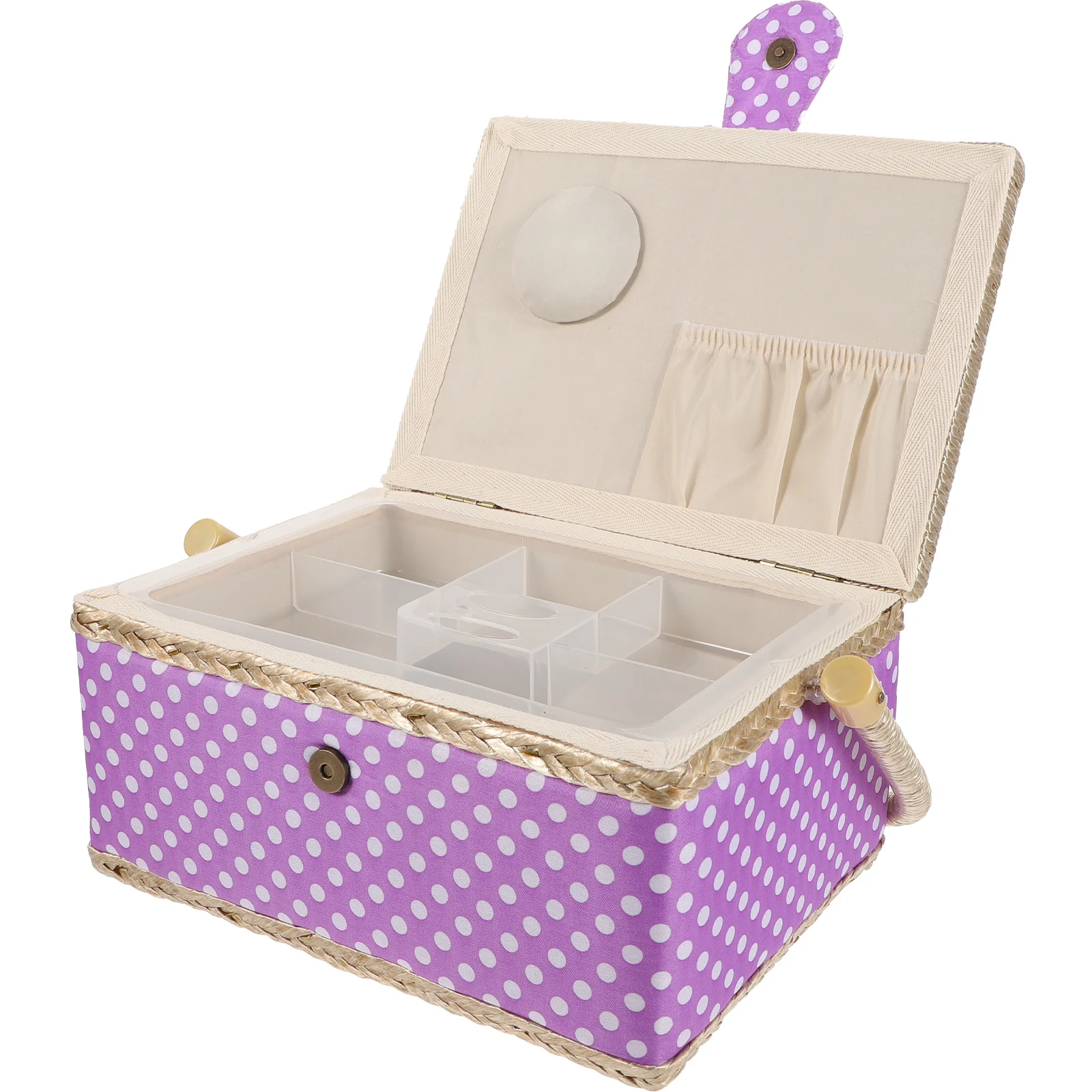 Lavender Sewing Box Fabric European Style Home Daily Use Rose Blue Kit Purple Floral Pin Basket Crafts Holder Small Case Cloth
Lavender Sewing Box Fabric European Style Home Daily Use Rose Blue Kit Purple Floral Pin Basket Crafts Holder Small Case Cloth