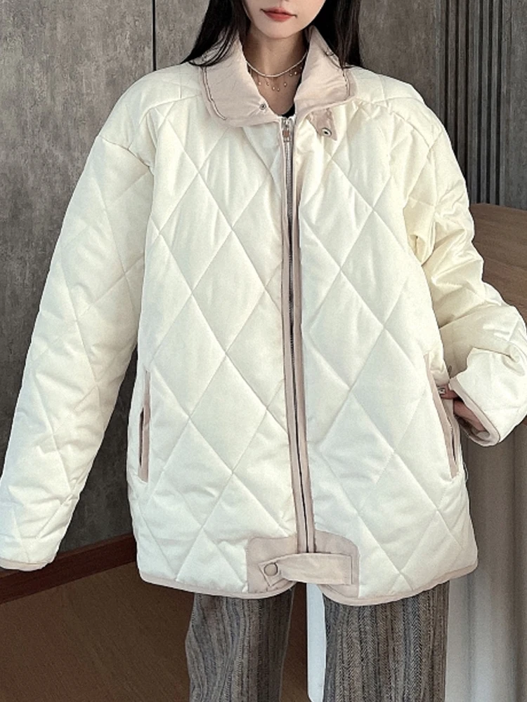 Уличная одежда SONNEESD Y2K в стиле Харадзюку, пальто на молнии с длинным рукавом, водолазка, винтажная модная свободная Минималистичная Базовая куртка, хлопковое пальто 
Уличная одежда SONNEESD Y2K в стиле Харадзюку, пальто на молнии с длинным рукавом, водолазка, винтажная модная свободная Минималистичная Базовая куртка, хлопковое пальто