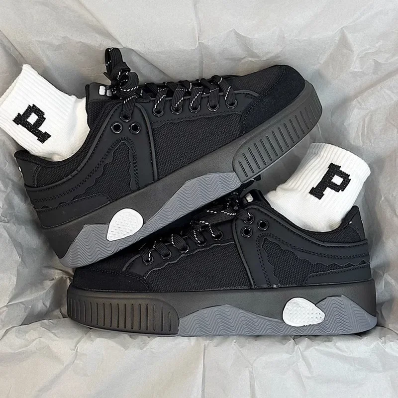 Black Platform Mens Sneakers Breathable New Autumn Fashion Vintage Women Casual Shoes Bread Harajuku Sports Running Footwear
Black Platform Mens Sneakers Breathable New Autumn Fashion Vintage Women Casual Shoes Bread Harajuku Sports Running Footwear