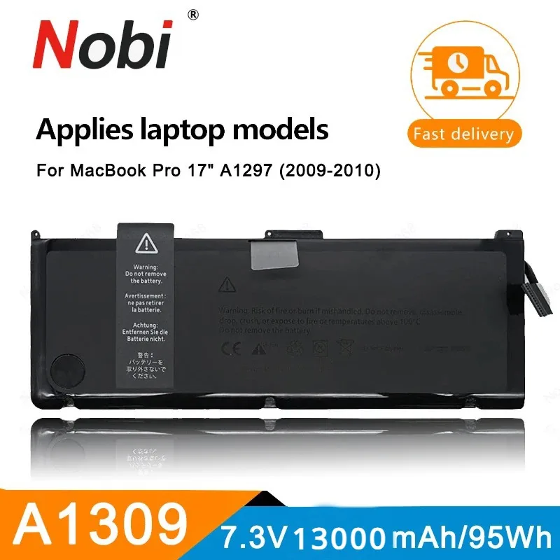 Аккумулятор NOBI A1309 для Apple MacBook Pro 17 дюймов, A1297 ранняя-2009 Mid-2009 Mid-2010 MC226/A MC226CH/A MC226J/A MC226LL/A 95WH
Аккумулятор NOBI A1309 для Apple MacBook Pro 17 дюймов, A1297 ранняя-2009 Mid-2009 Mid-2010 MC226/A MC226CH/A MC226J/A MC226LL/A 95WH