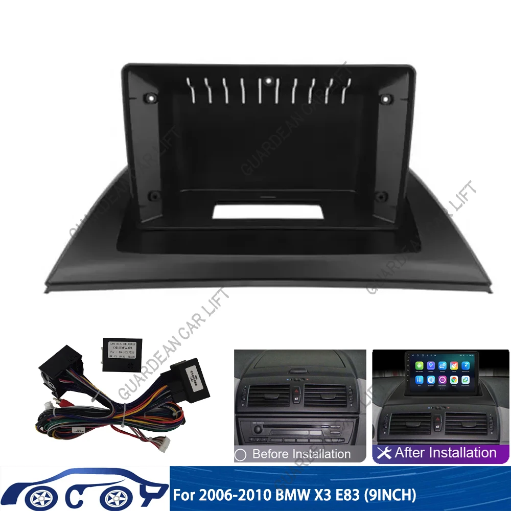 For 2006-2010 BMW X3 E83 (9INCH) Car Radio Android MP5 Player Install Dash Board Panel Frame 2 Din Head Unit Fascia Stereo Cover
For 2006-2010 BMW X3 E83 (9INCH) Car Radio Android MP5 Player Install Dash Board Panel Frame 2 Din Head Unit Fascia Stereo Cover