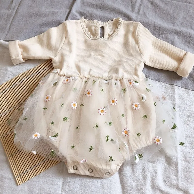 Autumn Winter Princess Toddler Baby Girls Knit Romper Cute Long Sleeve Crewneck Bodysuits Floral Tutu Dress
Autumn Winter Princess Toddler Baby Girls Knit Romper Cute Long Sleeve Crewneck Bodysuits Floral Tutu Dress