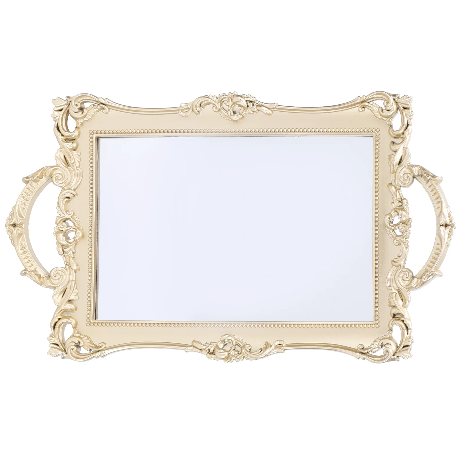 Gold Perfume Tray Mirror Home Storage Plate Organizer Room Decor Miscellaneous Retro Makeup
Gold Perfume Tray Mirror Home Storage Plate Organizer Room Decor Miscellaneous Retro Makeup