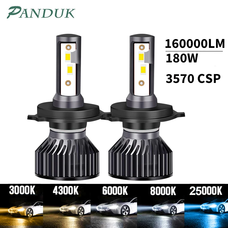 PANDUK H7 Led Headlight Turbo 160000LM 180W 3570 Chips H1 H4 LED Bulbs Lamps 4300K 6000K 8000K 80000LM 80W H8 H9 H11 Fog Lights
PANDUK H7 Led Headlight Turbo 160000LM 180W 3570 Chips H1 H4 LED Bulbs Lamps 4300K 6000K 8000K 80000LM 80W H8 H9 H11 Fog Lights