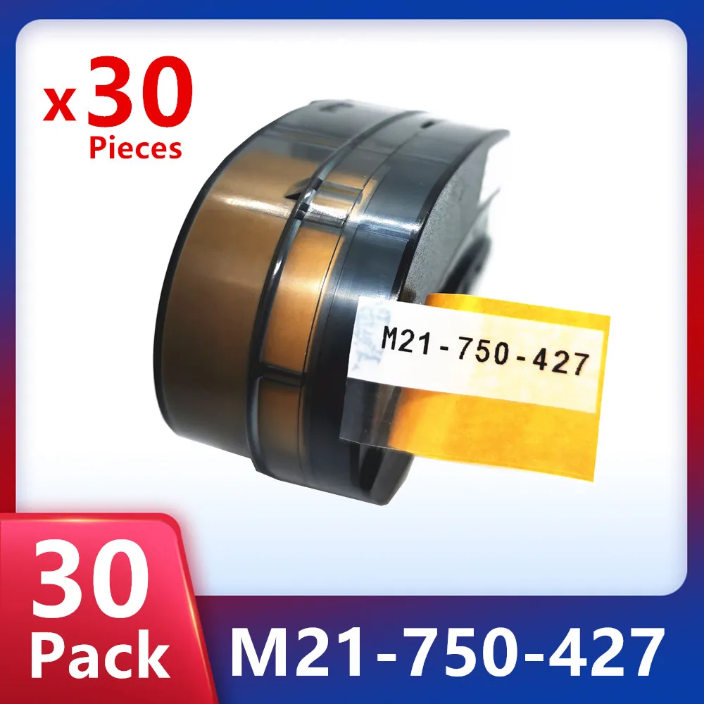 10/20/30 Pack Replace Self Lam Vinyl Label Tape M21-750-427 Black on White Cartridge Ribbon For Labeller,Handheld Label Printer
10/20/30 Pack Replace Self Lam Vinyl Label Tape M21-750-427 Black on White Cartridge Ribbon For Labeller,Handheld Label Printer