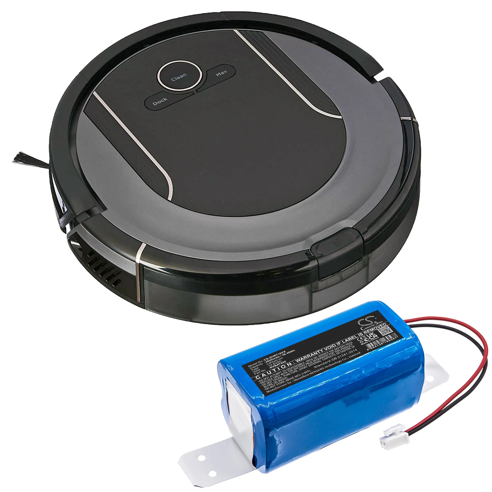 Аккумулятор CS 2600 мАч для Shark RV720_N RV725_N RV750_N RV761 RV1000 RV1001 RV1001AE UR1005AE IQ R101 RV1101ARUS
Аккумулятор CS 2600 мАч для Shark RV720_N RV725_N RV750_N RV761 RV1000 RV1001 RV1001AE UR1005AE IQ R101 RV1101ARUS