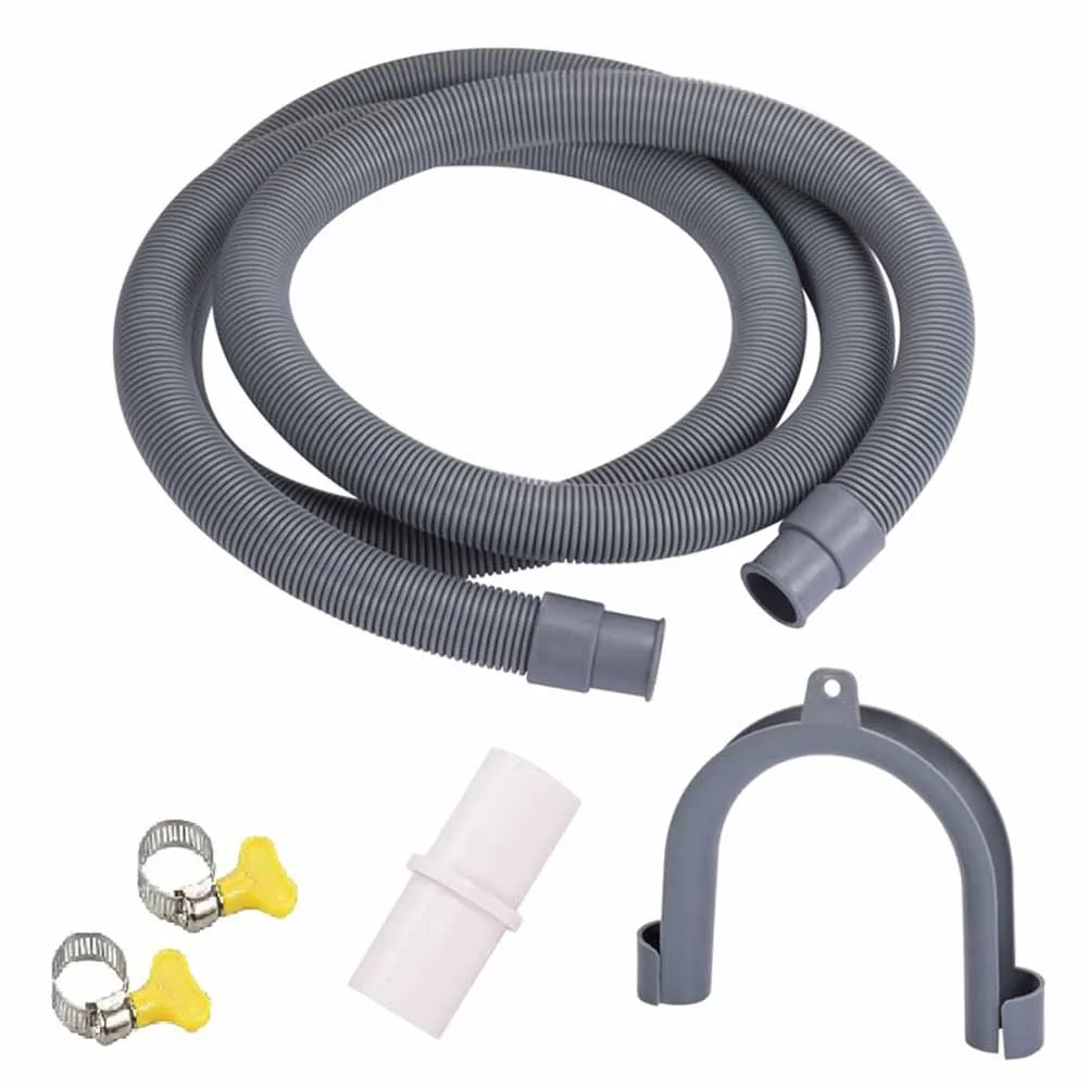Washing Machine Dishwasher Drain Waste Hose Extension Pipe With Bracket Set Wash Machine 1.5M/2M/3Meter Drain Pipe
Washing Machine Dishwasher Drain Waste Hose Extension Pipe With Bracket Set Wash Machine 1.5M/2M/3Meter Drain Pipe