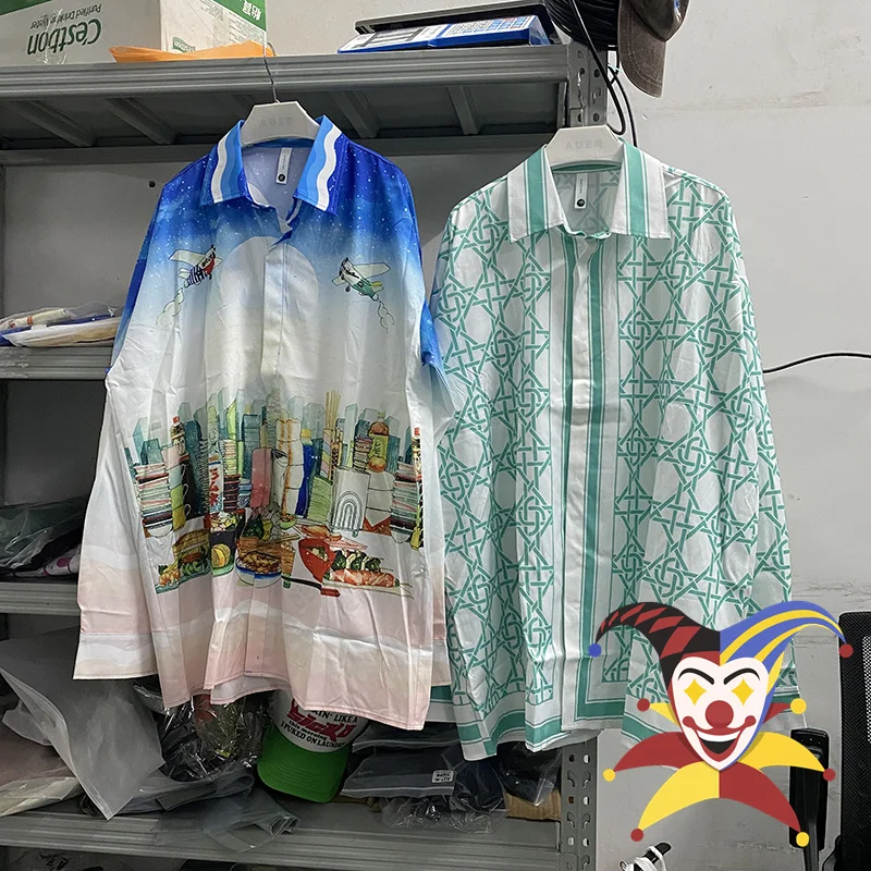 Green Square Casablanca Shirts Men Women High Quality Hawaii Beach Shirt Top Tees
Green Square Casablanca Shirts Men Women High Quality Hawaii Beach Shirt Top Tees