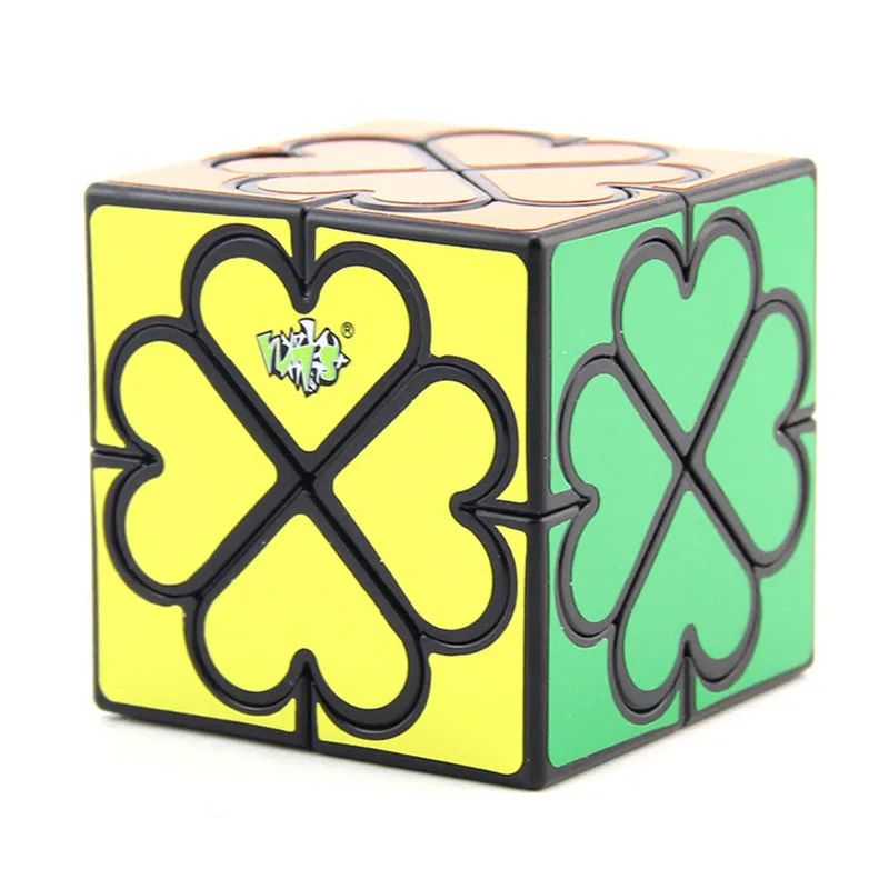 

LanLan Honey Copter Heart Redi Dino Strange-Shape Magic Cube Twisty Puzzle Black Ice Green Limited Version Beginner Children Toy