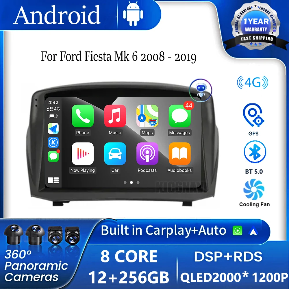 QLED Android 14 9 дюймов для Ford Fiesta Mk 6 2008 - 2019 автомобильное радио, мультимедийный видеоплеер, навигация GPS CarPlay Auto BT No 2din
QLED Android 14 9 дюймов для Ford Fiesta Mk 6 2008 - 2019 автомобильное радио, мультимедийный видеоплеер, навигация GPS CarPlay Auto BT No 2din