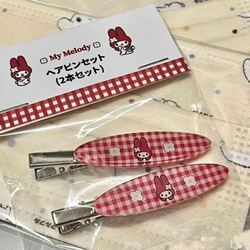 Anime Sanrio Hairpin Kawaii Melody Cartoon Hair Accessories Hair Cards Girl Student Bangs with Sweet Hair Accessories Girl Gift
Anime Sanrio Hairpin Kawaii Melody Cartoon Hair Accessories Hair Cards Girl Student Bangs with Sweet Hair Accessories Girl Gift