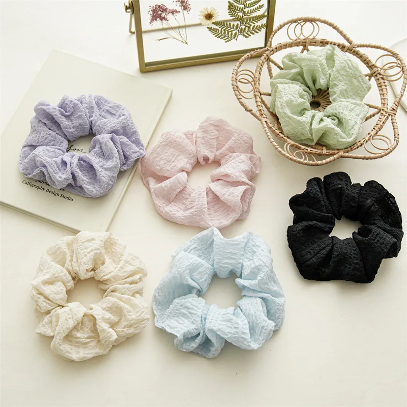 Bubble Wrinkle Large Intestine Hair Band Female Summer Sweet Bun Headband Ins Tie-up Scrunchies Hair Ornaments
Bubble Wrinkle Large Intestine Hair Band Female Summer Sweet Bun Headband Ins Tie-up Scrunchies Hair Ornaments