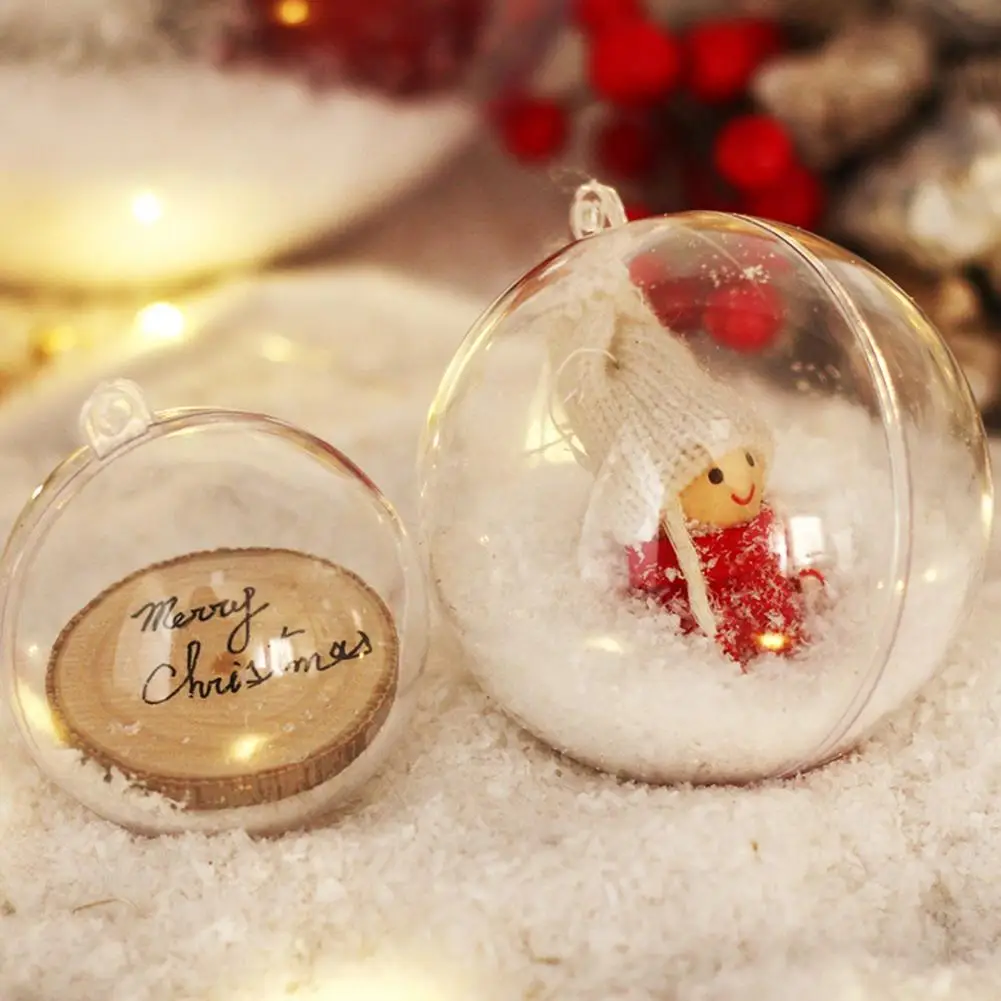 5Pcs Transparent Christmas Ball with Hanging Hole Clear Candy Box Plastic Ball Christmas Halloween Birthday Wedding Decor
5Pcs Transparent Christmas Ball with Hanging Hole Clear Candy Box Plastic Ball Christmas Halloween Birthday Wedding Decor