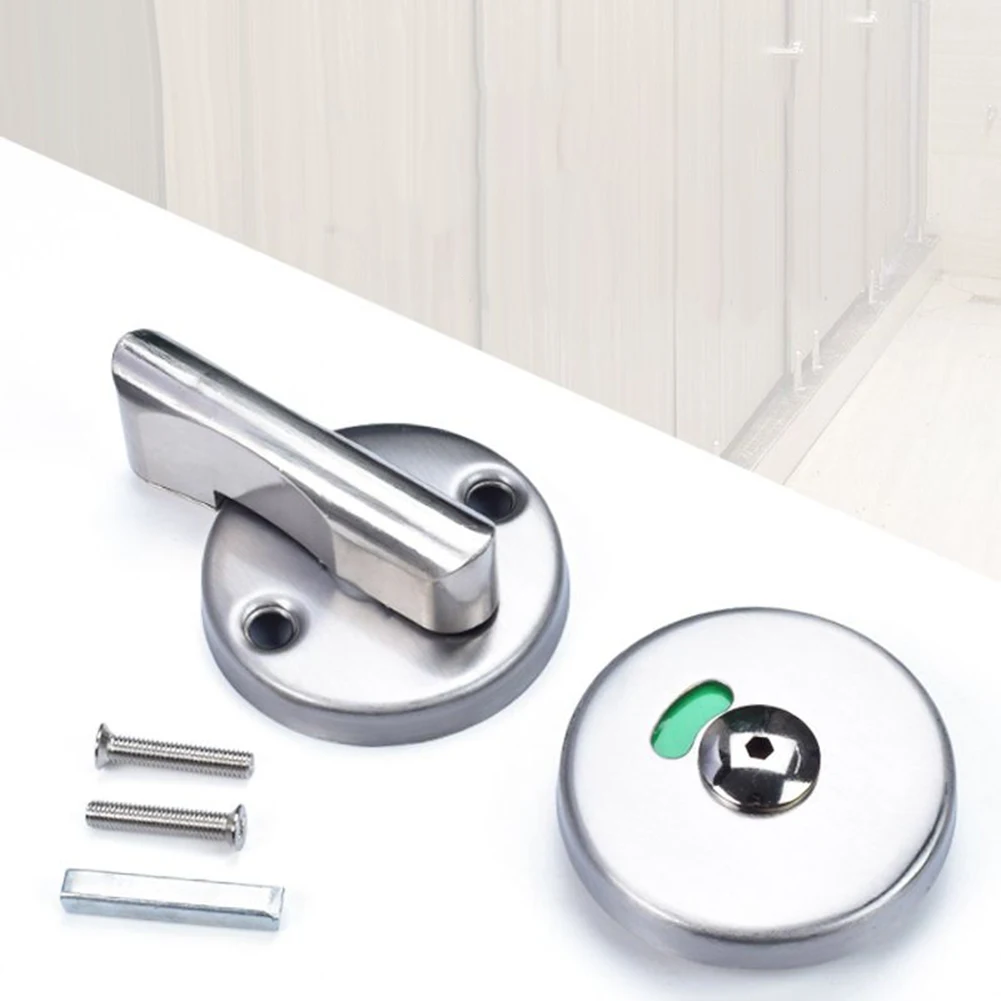WC Toilet Indicator Door Lock 1PCS Accessories Privacy Round Flat Stack Stainless Steel For Bulkhead Door For Partition Door
WC Toilet Indicator Door Lock 1PCS Accessories Privacy Round Flat Stack Stainless Steel For Bulkhead Door For Partition Door