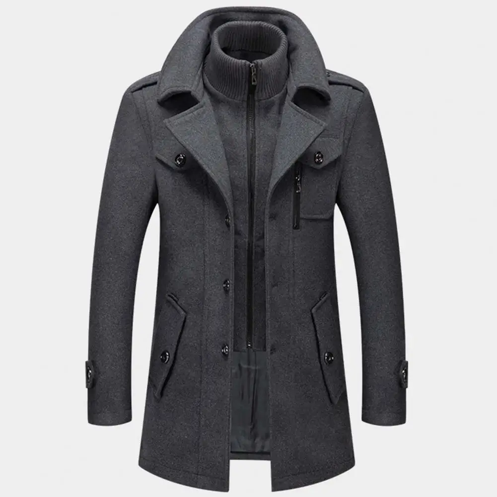 Casual Coat Temperament Double Collar Male Warm Zipper Jacket Men Jacket Long Sleeve
Casual Coat Temperament Double Collar Male Warm Zipper Jacket Men Jacket Long Sleeve