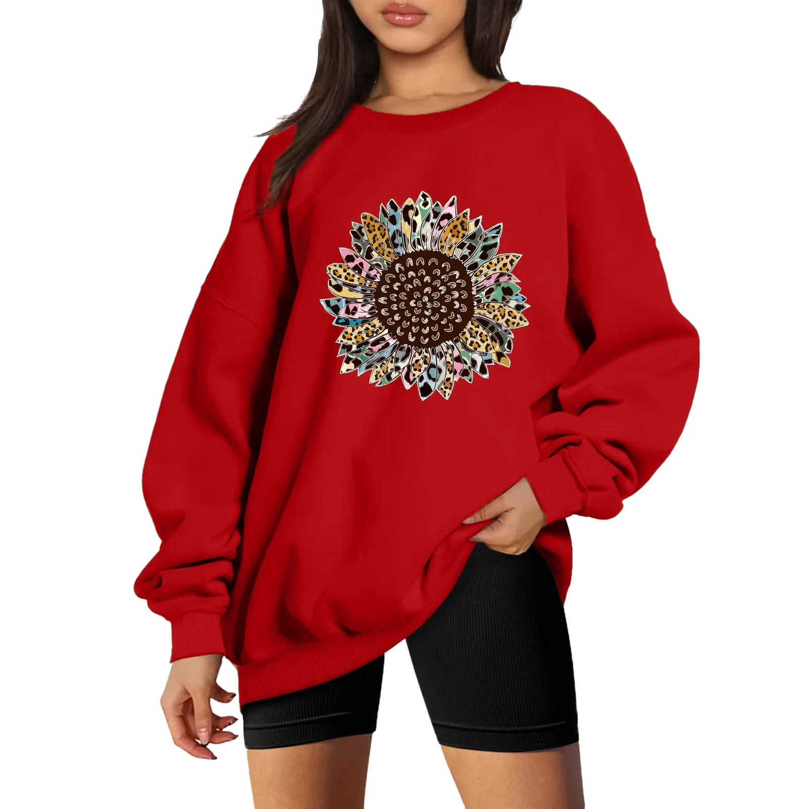 Cotton Set Women Womens Autumn And Winter Loose Top Solid Color Shoulder Sleeve Hoodless Pullover Long Sleeve Warm Shirt Women
Cotton Set Women Womens Autumn And Winter Loose Top Solid Color Shoulder Sleeve Hoodless Pullover Long Sleeve Warm Shirt Women
