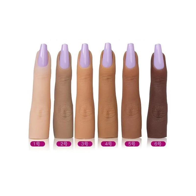 6 Colors/Set Nail Silicone Practice Finger Model Tool With Joints Bendable Silicone Fake Finger DIY For Training Accesories #121
6 Colors/Set Nail Silicone Practice Finger Model Tool With Joints Bendable Silicone Fake Finger DIY For Training Accesories #121