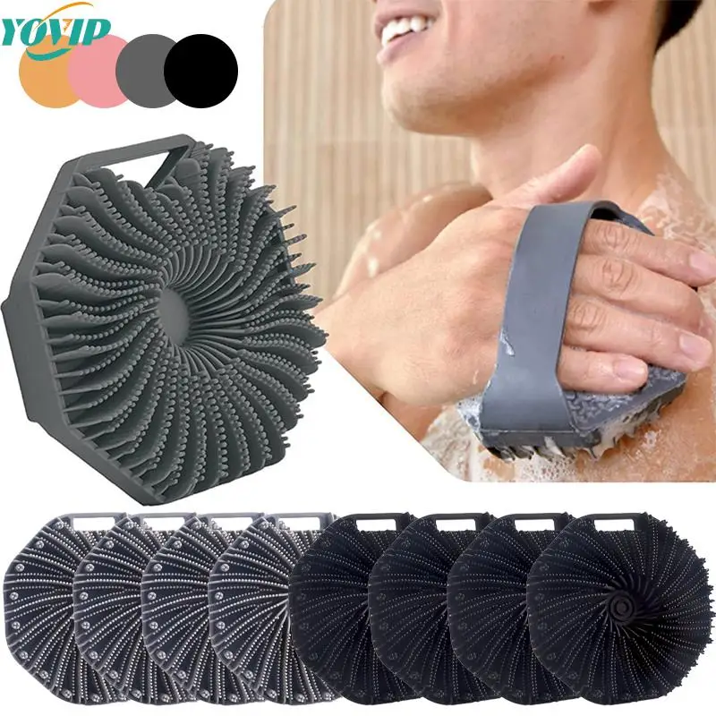 

Body Buffer Silicone Scrubber Portable Wall Mountable Shampoo Bath Brush Nourishing Cleaning Exfoliating Skin Care For Man Woman