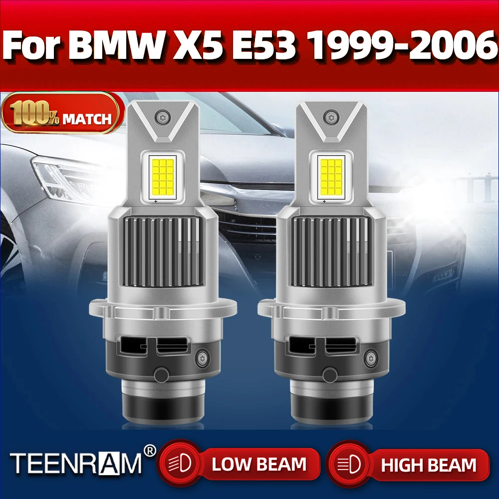 

D2S Canbus Led Headlights Bulb 150W 60000LM HID Xenon Lamp 12V Car Light 6000K For BMW X5 E53 1999-2001 2002 2003 2004 2005 2006