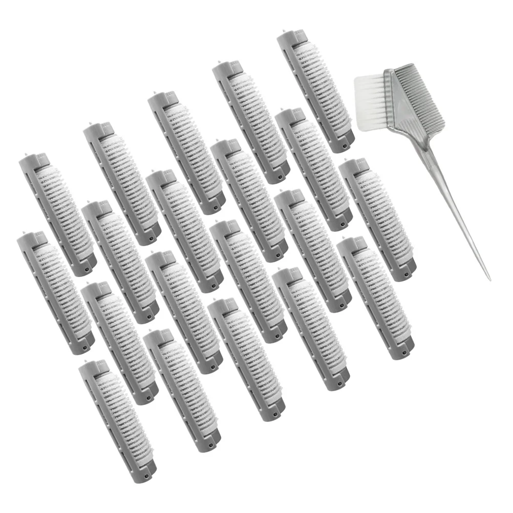 20 pcs Perm Bars Bangs Hair Roller Hair Volume Clip Hair Rollers with Clips Curling Clips with Brush
20 pcs Perm Bars Bangs Hair Roller Hair Volume Clip Hair Rollers with Clips Curling Clips with Brush