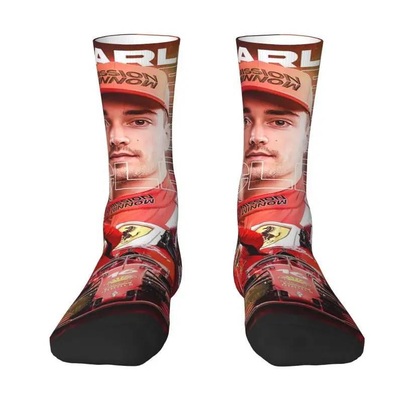 Fashion Printing Monaco Charles Formula One Driver Leclercs Socks for Men Women Stretch Summer Autumn Winter Crew Socks
Fashion Printing Monaco Charles Formula One Driver Leclercs Socks for Men Women Stretch Summer Autumn Winter Crew Socks