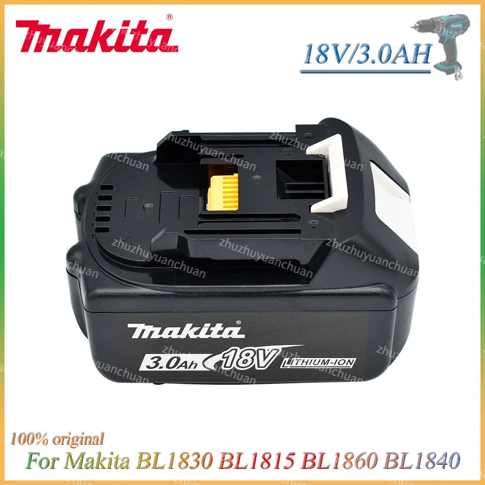 18V 3.0Ah Makita With LED lithium ion replacement LXT BL1860B BL1860 BL1850original Makita rechargeable power tool battery
18V 3.0Ah Makita With LED lithium ion replacement LXT BL1860B BL1860 BL1850original Makita rechargeable power tool battery