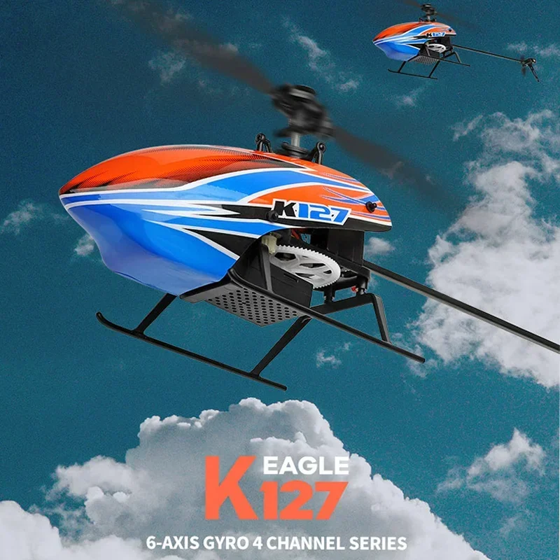 

WLtoys K127 RC Helicopters 6-Aixs Gyroscope 2.4G 4CH Single Blade Propellor Gyro RC Helicotper For Children Toy Gift
