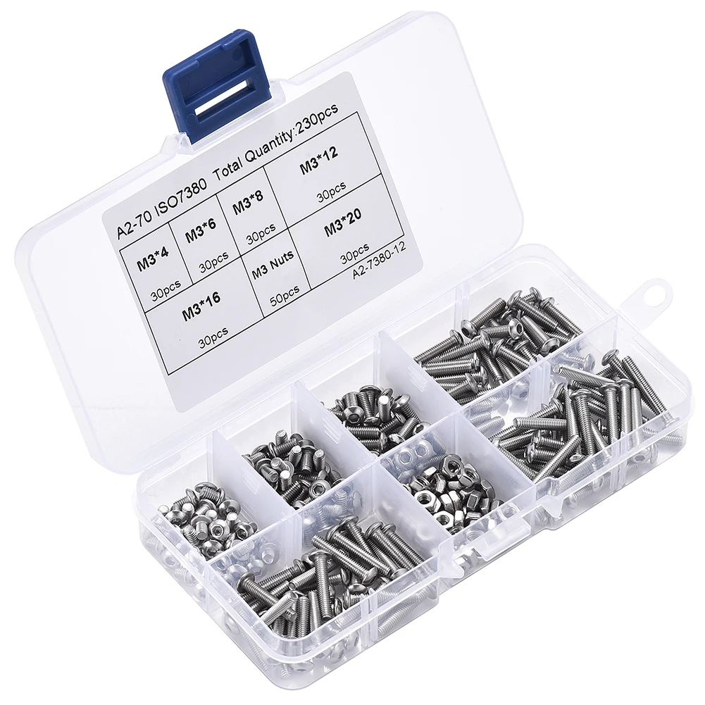 Bolts Screws Nuts Screw Set 304 Stainless Steel Construction Fasteners For Furniture Hardware Good Corrosion Resistance
Bolts Screws Nuts Screw Set 304 Stainless Steel Construction Fasteners For Furniture Hardware Good Corrosion Resistance