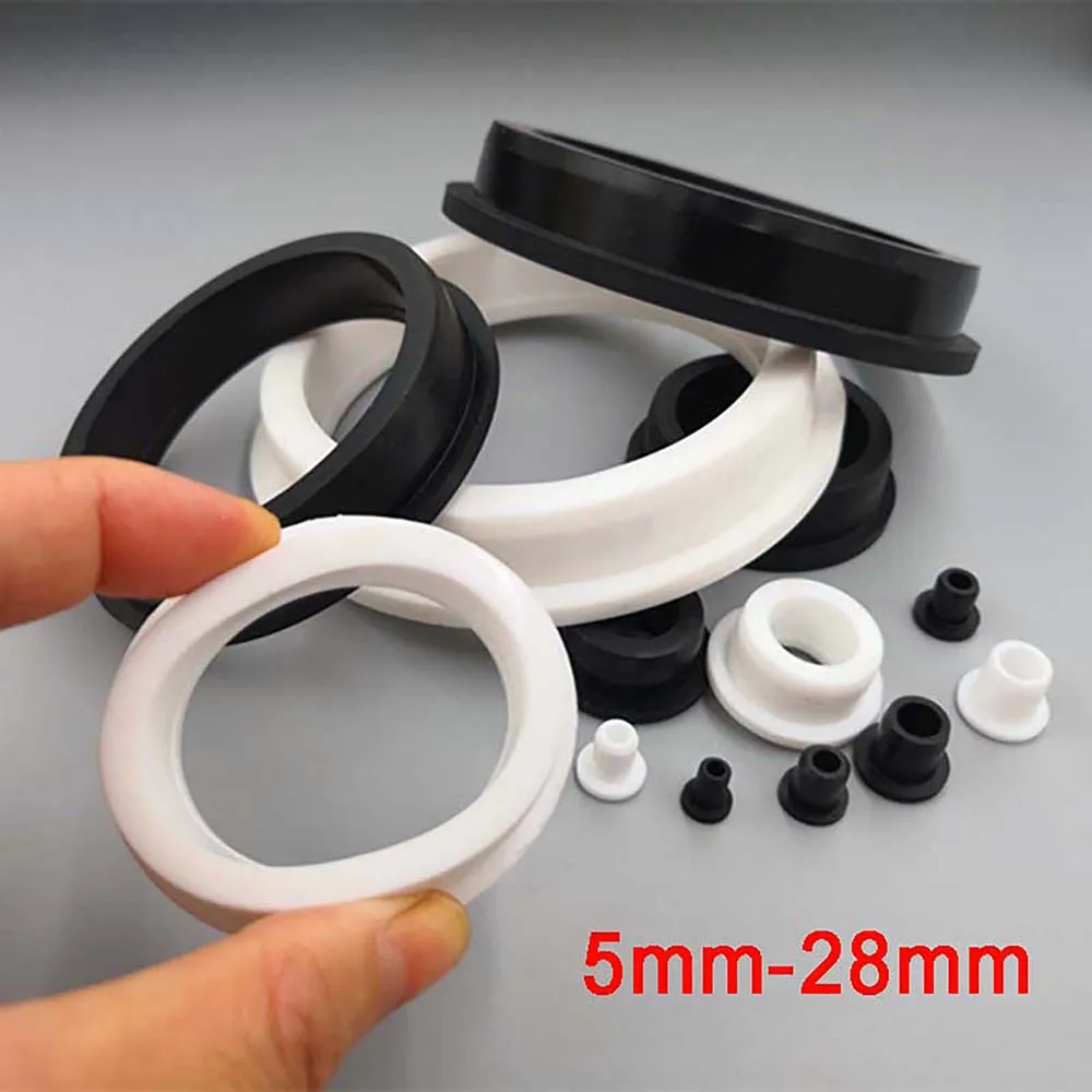 Rubber Wiring Grommets, Silicone Rubber Open Grommet, WHITE & BLACK A=5mm~28mm optional, Wire Cable Hole Protect Tidy Bush
Rubber Wiring Grommets, Silicone Rubber Open Grommet, WHITE & BLACK A=5mm~28mm optional, Wire Cable Hole Protect Tidy Bush