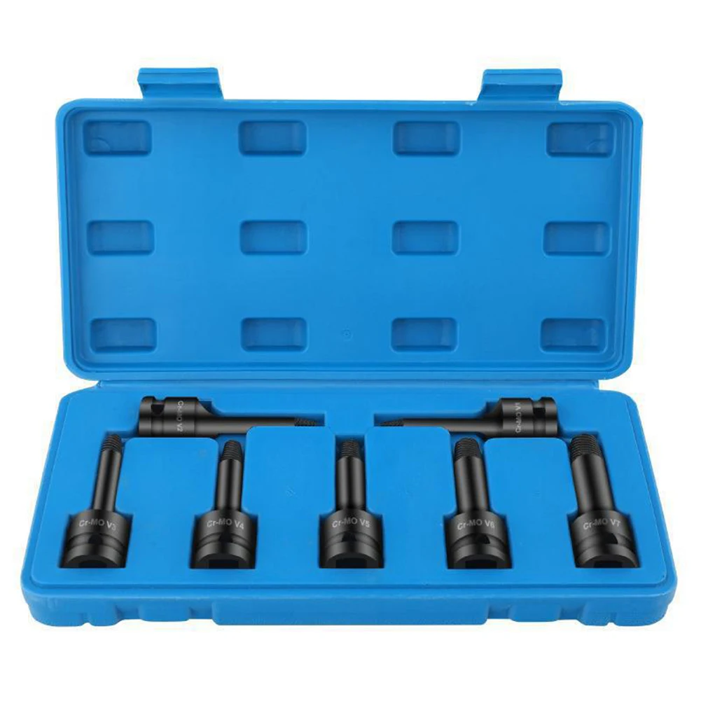Restore Your Projects with Ease 7PCS Damaged Screw Extractor Set Remove Broken Bolts and Pipes Effortlessly and Reliable
Restore Your Projects with Ease 7PCS Damaged Screw Extractor Set Remove Broken Bolts and Pipes Effortlessly and Reliable