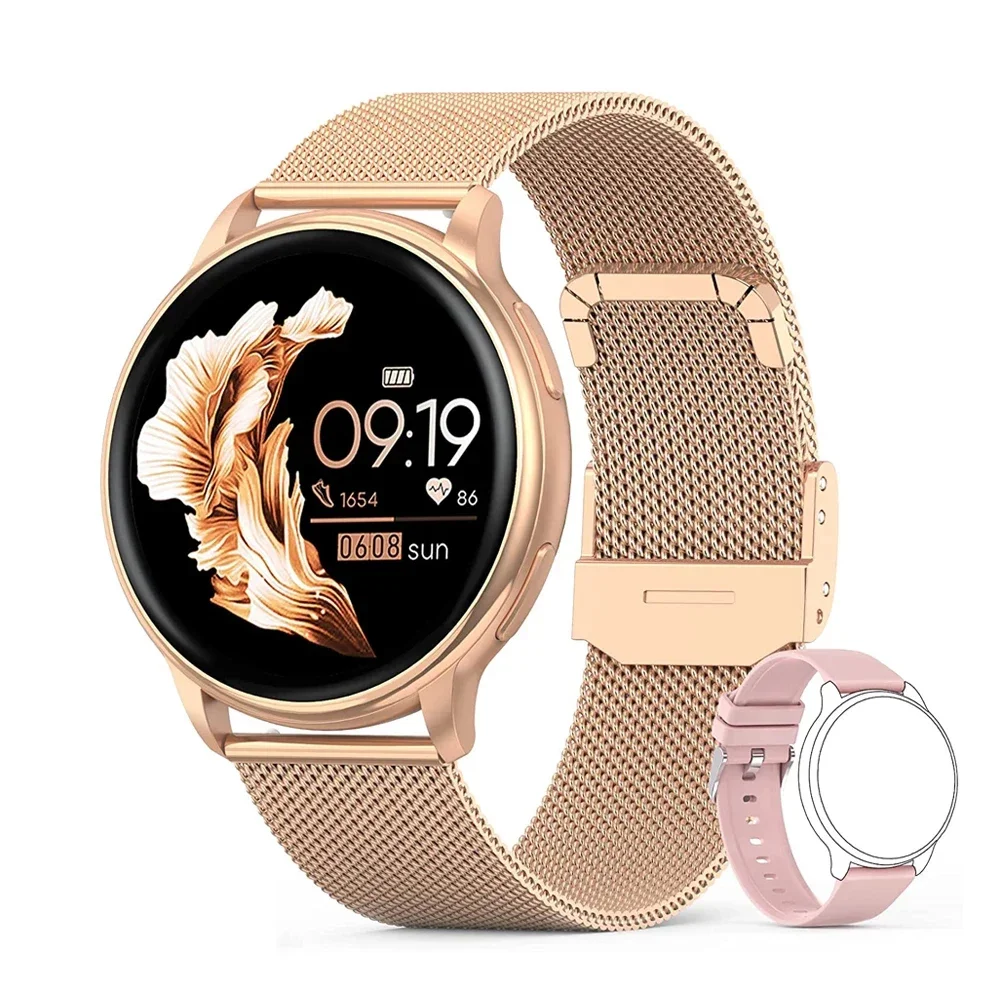 

2024 Fitness Trend Women Smart Watch BT Call Custom Dial Watches Men Sport Calorie Tracker Heart Rate Smartwatch Fashion Gift