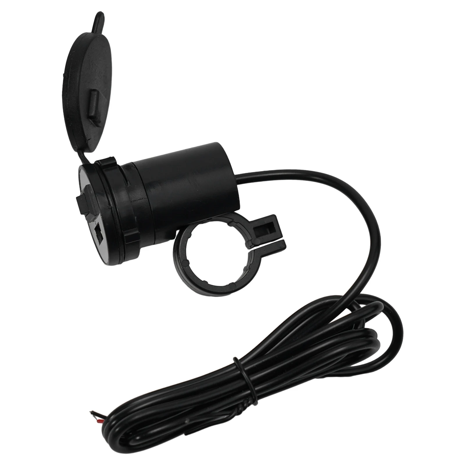 Universal Motorcycle USB Cell Phone Charger - 12V, Waterproof, 5V 2.1A Output, ABS + Rubber, 47.24” Cable, Red/Blue/Black
Universal Motorcycle USB Cell Phone Charger - 12V, Waterproof, 5V 2.1A Output, ABS + Rubber, 47.24” Cable, Red/Blue/Black