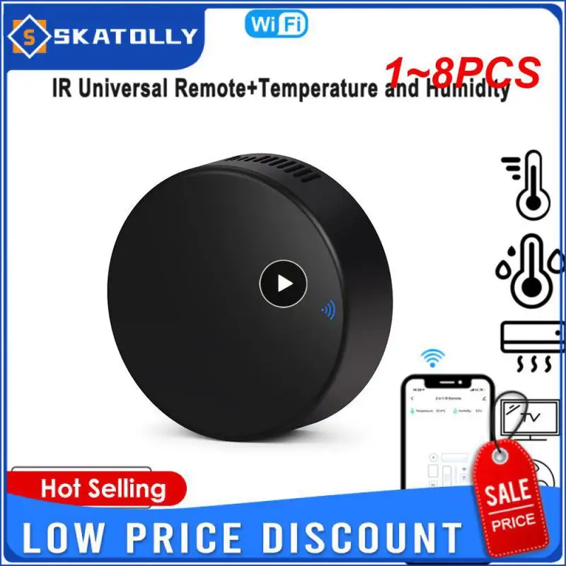 1~8PCS Tuya Smart Temperature Humidity Sensor Built-in Wifi To Ir Universal Remote Control Work With Alexa Yandex Alice
1~8PCS Tuya Smart Temperature Humidity Sensor Built-in Wifi To Ir Universal Remote Control Work With Alexa Yandex Alice