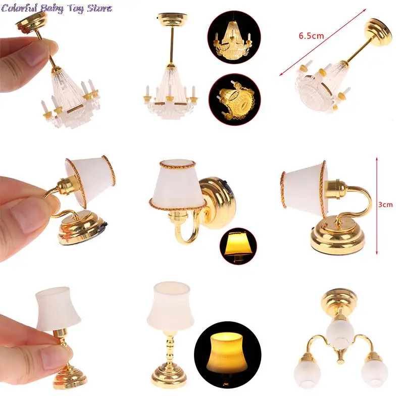 1/12 Miniature Dollhouse Ceiling Lamp Wall Light Desk Lamp Mini LED Lighting Home Decoration Doll Furniture Toy Can Be Bright
1/12 Miniature Dollhouse Ceiling Lamp Wall Light Desk Lamp Mini LED Lighting Home Decoration Doll Furniture Toy Can Be Bright