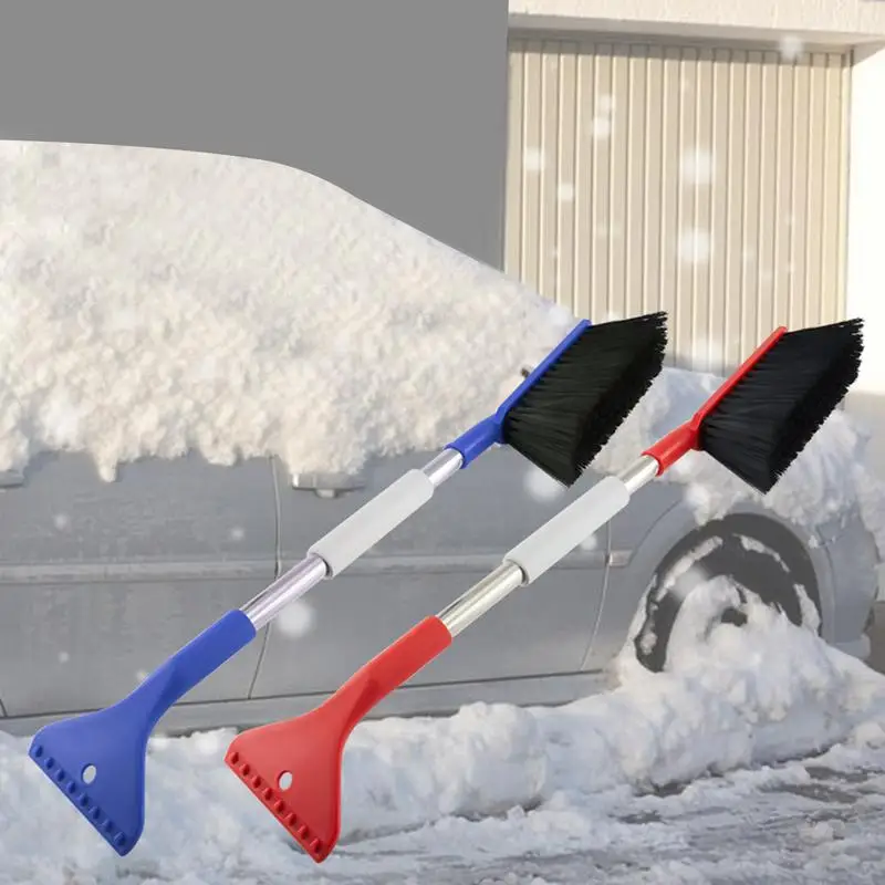 

Ice Scraper Snow Brush Multifunctional Windshield Scraper Extendable Comfortable Foam Grip Ice Scrapers for Car Windshield doors