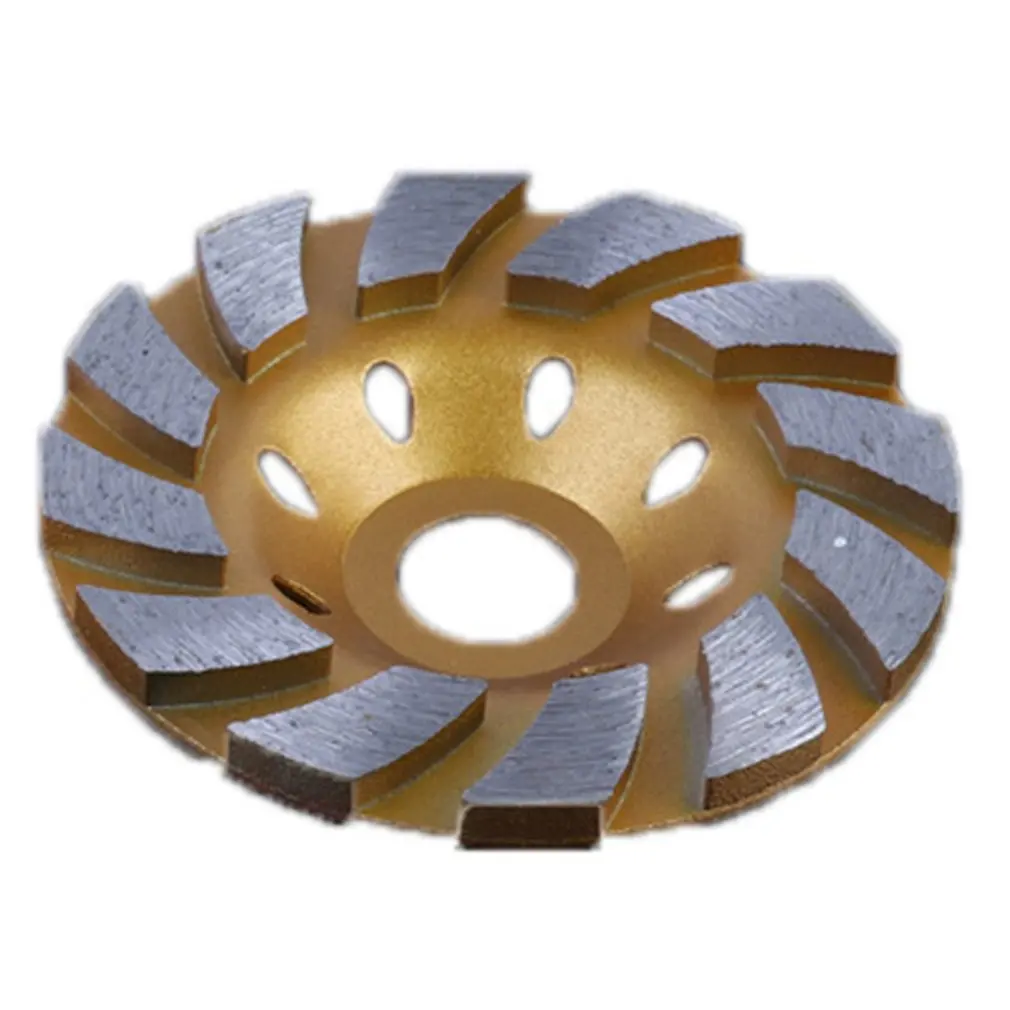 

4 "бетонный шлифовальный круг, 2-сегментный сверхмощный турборяд, Алмазный стакан, угловой шлифовальный диск для гранита, камня, мрамора, кирпичной кладки
