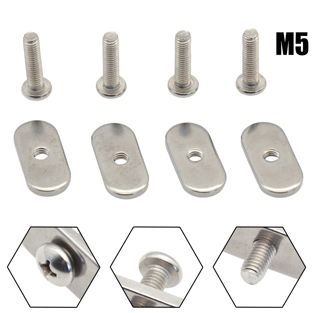 Screw Track Nut For Kayak M5 Screws Rail Track Mount Silver Stainless Steel Tie Down Eyelet 23x5MM High Quality
Screw Track Nut For Kayak M5 Screws Rail Track Mount Silver Stainless Steel Tie Down Eyelet 23x5MM High Quality