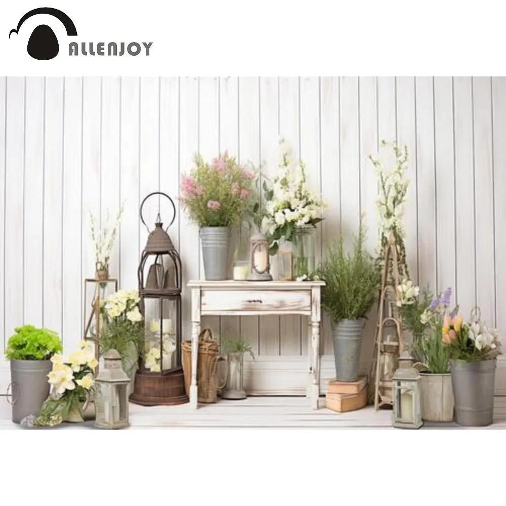 Allenjoy Spring Rustic Floral Workshop Photography Backdrop Wooden Wall Background for Newborn Baby Birthday Photoshoot
Allenjoy Spring Rustic Floral Workshop Photography Backdrop Wooden Wall Background for Newborn Baby Birthday Photoshoot