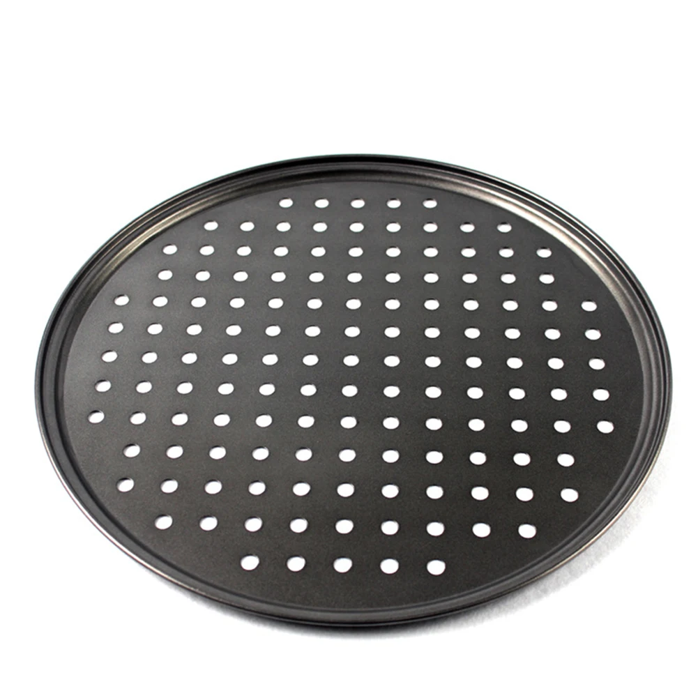 High Temperature Resistant 1pc 100% Brand New Baking Pan Pizza Pan Punched Pizza Pan Perforated Pizza Pan Round Shape
High Temperature Resistant 1pc 100% Brand New Baking Pan Pizza Pan Punched Pizza Pan Perforated Pizza Pan Round Shape
