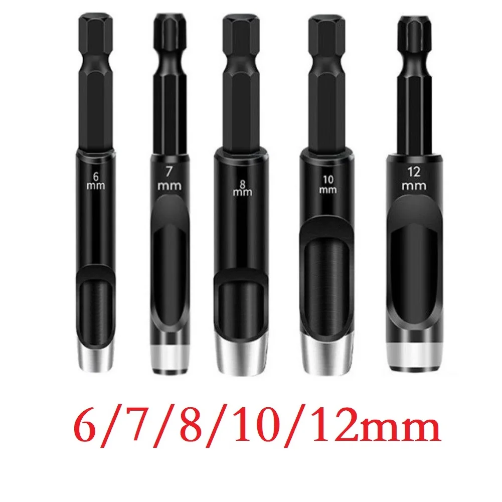2/5pcs Leather Hole Punch Hex Shank Adapter Electric Machine Hollow Punch 6-12mm For Drill Cardboard Leather Belt Punching Tools
2/5pcs Leather Hole Punch Hex Shank Adapter Electric Machine Hollow Punch 6-12mm For Drill Cardboard Leather Belt Punching Tools