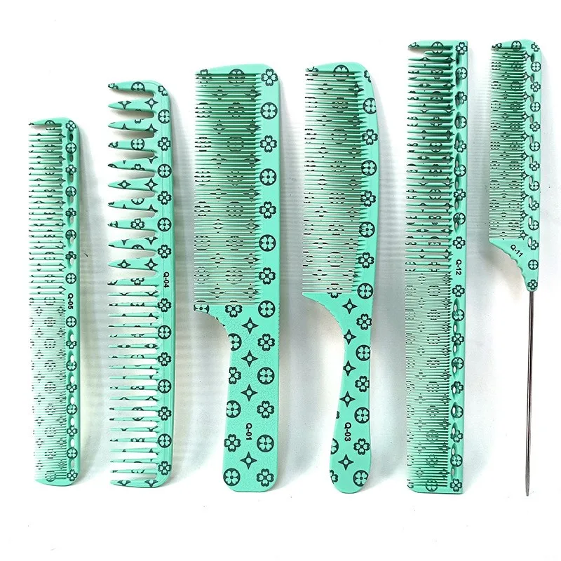 Men's Blue Size Scale Comb Barber's Special Pointed Tail Texture Comb Women's Long Hair Trimming Comb Barber Shop Special Tools
Men's Blue Size Scale Comb Barber's Special Pointed Tail Texture Comb Women's Long Hair Trimming Comb Barber Shop Special Tools
