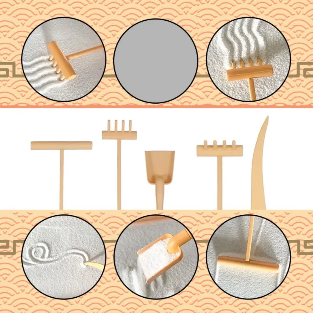 Tool Zen Style Crafts Kit Children's Sand Mini Tools Set Sand Painting Tools Push Sandbox Toy Sand Painting Rake Set
Tool Zen Style Crafts Kit Children's Sand Mini Tools Set Sand Painting Tools Push Sandbox Toy Sand Painting Rake Set